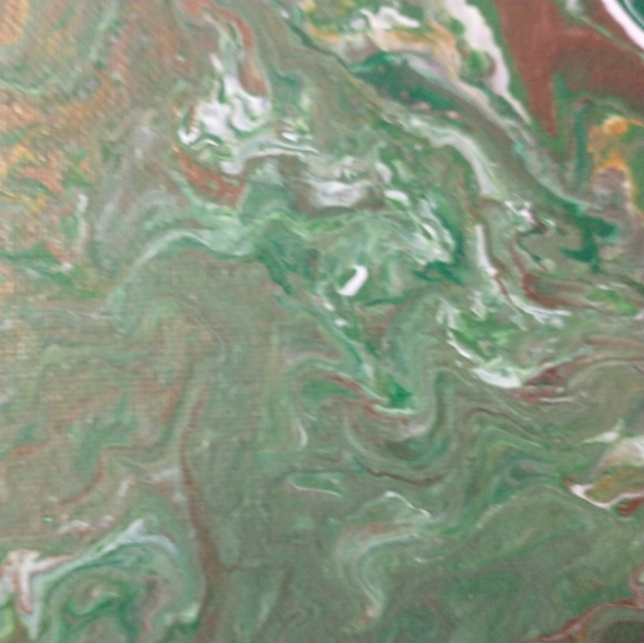 'EARTH VIBRATIONS' Original Acrylic Painting 2023, DESIGNS BY SANDY 9"x12" - Picture 13 of 15